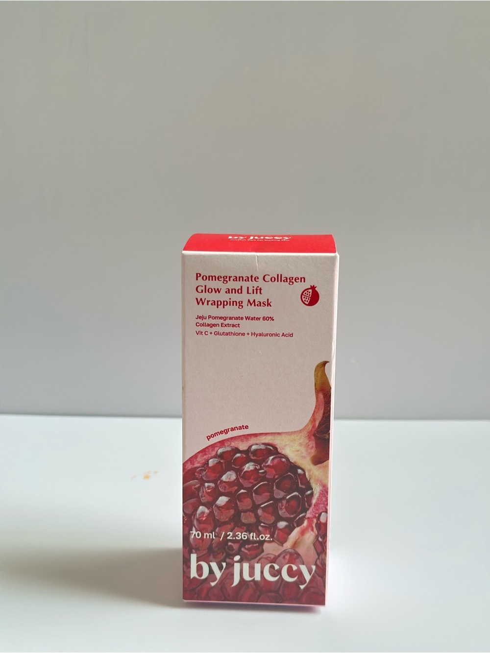 By Juccy Pomegranate Collagen Glow & Lift Wrapping Mask - Red